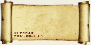 Isak Punoševac vizit kartica